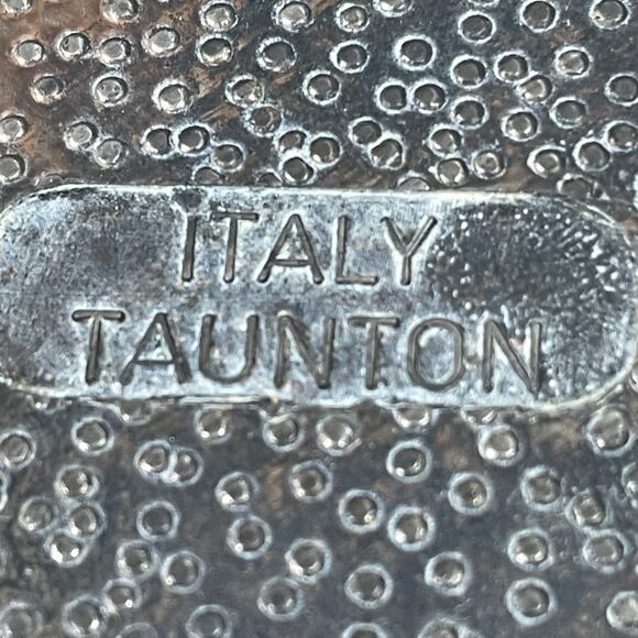 Vintage Italy Taunton Silver Plate Medallion Grapevine Pot Holder Good Condition - Picture 6 of 6